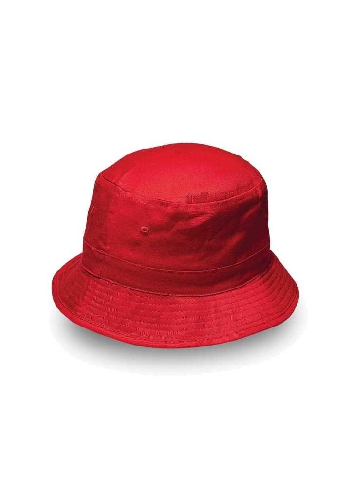 Greytown School Bucket Hat Red